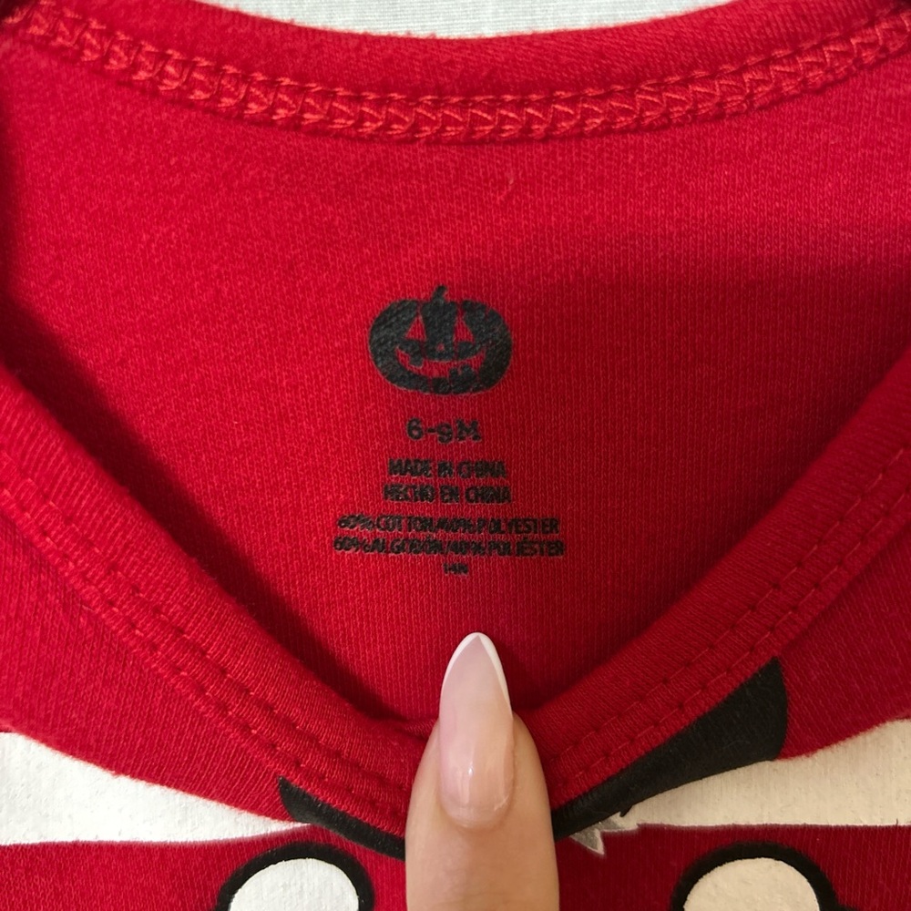 Red Striped Pirate Kids costume - Picture 2 of 4